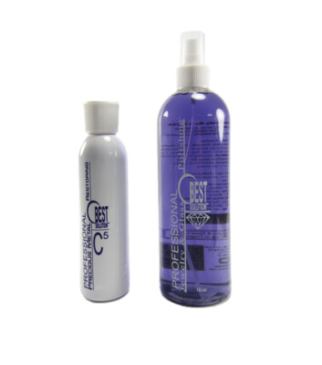 BEST SOLUTION Jewelry Cleaner 16oz Spray Bottle w/ C5 Metal Polish 8oz FREE GIFT