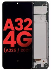 For Samsung Galaxy A32 4G A325/2021 OLED Assembly with Frame Fingerprint  USA