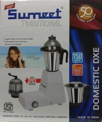 sumeet amica mixer grinder