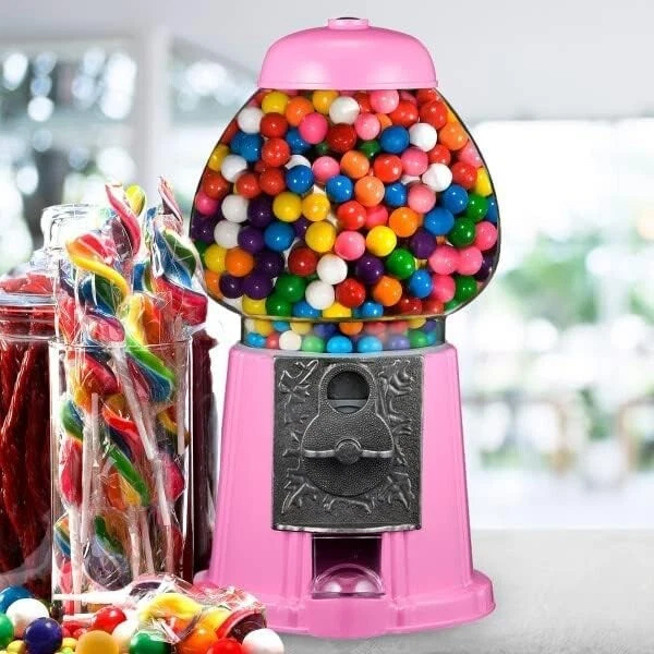 Great Northern Popcorn 83-DT5687-P Gumball Machine, 11", Pink - image 3 of 4