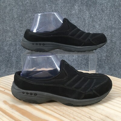 Easy Spirit Shoes Womens M Setucson Traveltime Mule Sneakers Black Slip  On