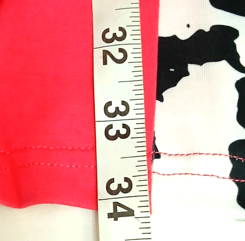 Southern Stitch Dress XL NWT Pink Cow Print Colorblock T-Shirt Dress Casual Cute - Picture 14 of 14