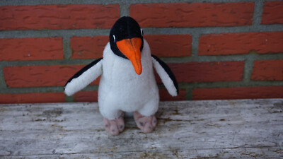 Vintage Steiff Pinguin Cosy Charly 10''Plüschtier drehbarer Kopf