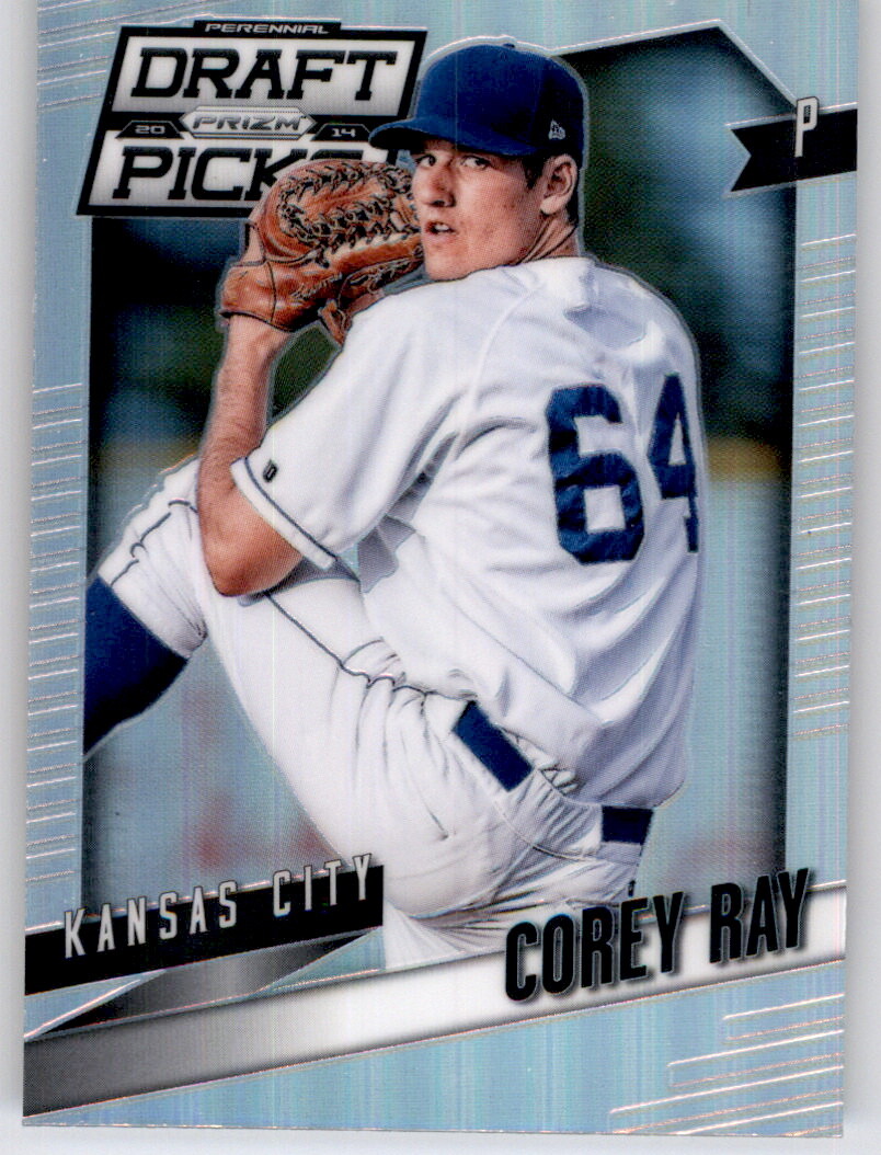 2014 Prizm Draft Picks Silver Corey Ray Rookie RC Parallel Refractor ...