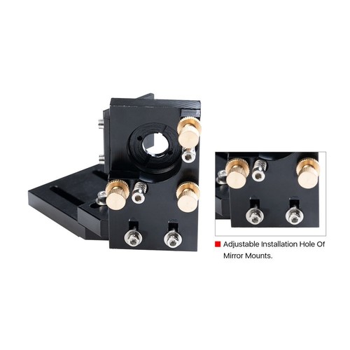 Montaggio specchio testa laser CO2 per macchina per incisione taglierina lenti laser CO2 20 mm - Foto 6 di 35