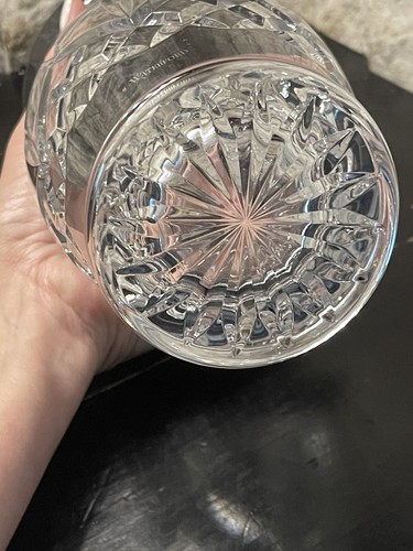 Waterford Crystal Lismore 8" Vase Boxed with tags #140459 - Imagen 5 de 5