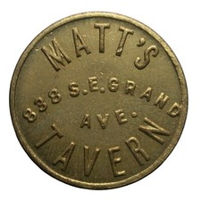 Portland, OR Matt's Tavern G/F 5¢ en comercio BR21 TC-5037