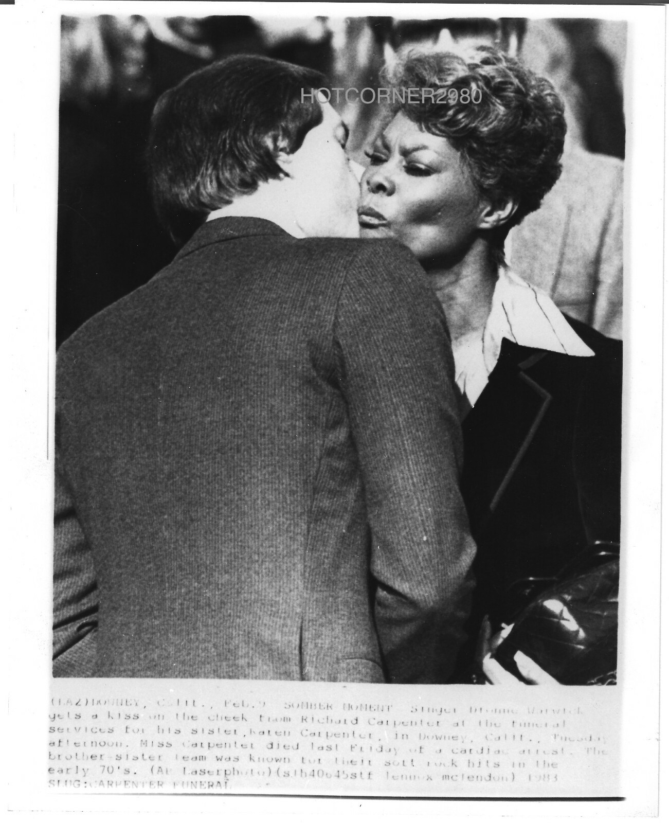 Karen Carpenter Funeral Pictures