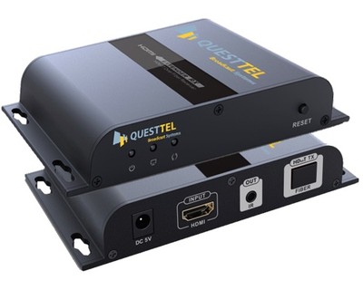 1 Channel HDMI Over Fiber Extender Transmitter Receiver Kit  