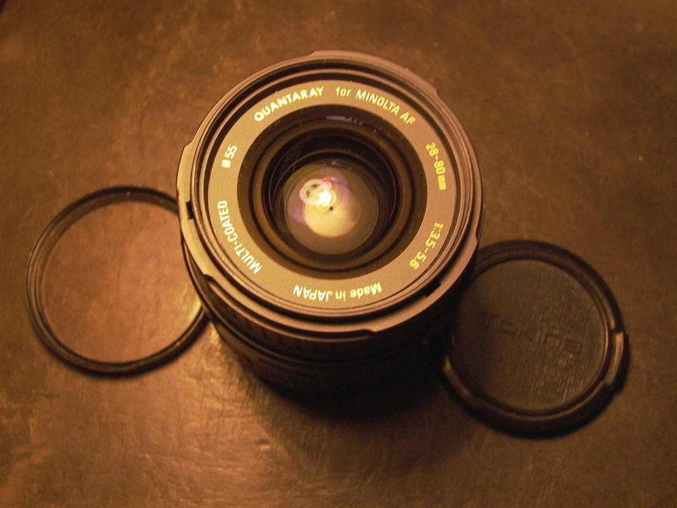 Quantaray Sigma Minolta 28-80mm AF Aspherical Sony A99 A7r A7 7000 A9 TESTED - Image 3 of 4