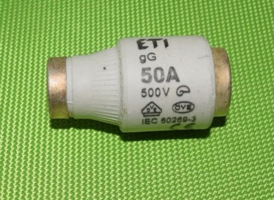 ETI Diazed Sicherung DIII 50A Sicherungseinsatz 500V