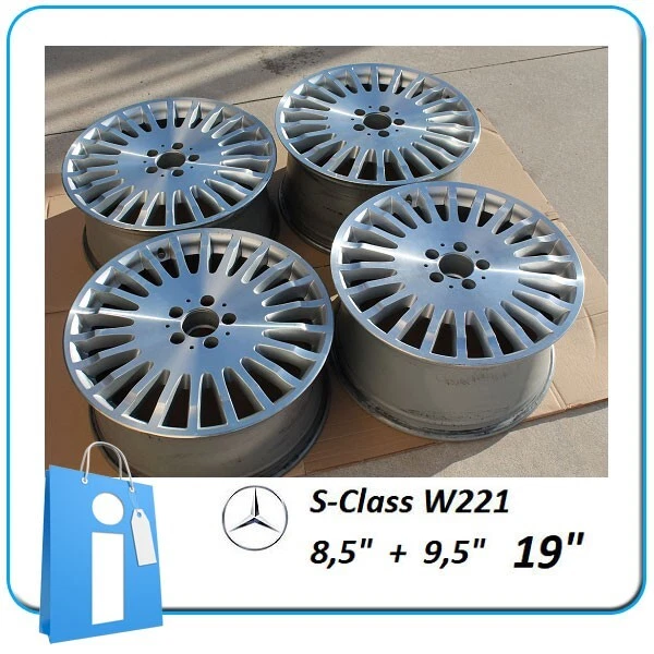 Original Felgen MERCEDES S W221 C216 8,5 9,5 x 19 ET43 A2214012002 