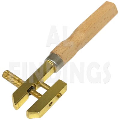 Präzision Messing Tragbar Vice Mit Holz Griff Schmuck Handwerk Klemme Werkzeug