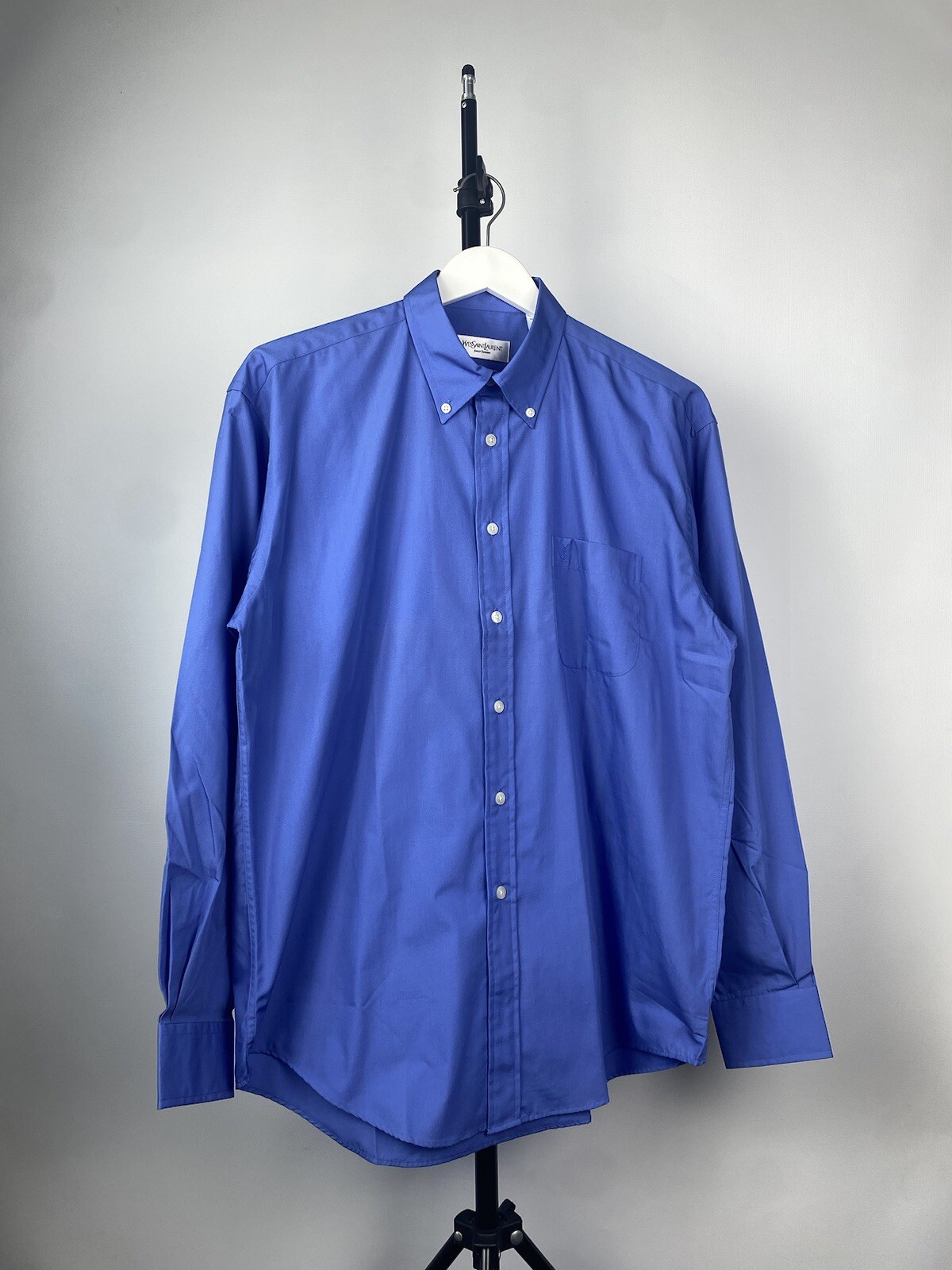 SAINT LAURENT Camicia da uomo vintage YSL YvesSaintLaurent Pour Homme taglia L