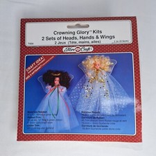 Fibre Craft Crowning Glory Doll Angel Making Heads Hands Wings Crafting Parts