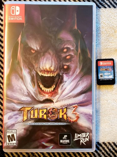 TUROK 3: SHADOW OF OBLIVION REMASTERED *Nintendo Switch Limited Run Games - Picture 2 of 3