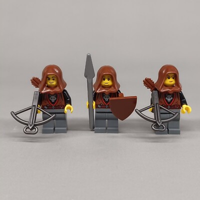 Lot of 3 New LEGO Wolfpack Soldiers - From Medieval Town Square 10332