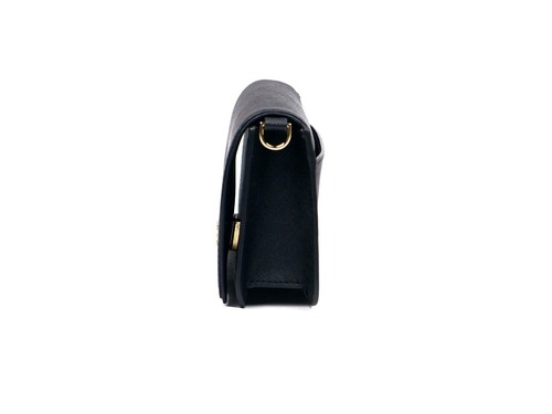 Tory Burch Emerson Black Saffiano Mini Crossbody Purse Bag Clutch 159463 - Picture 4 of 11