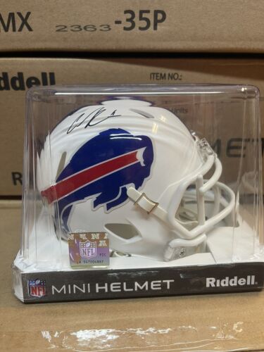 BUFFALO BILLS Curtis Samuel #1 WR Signed RIDDELL Speed MINI HELMET Beckett COA - Picture 2 of 2