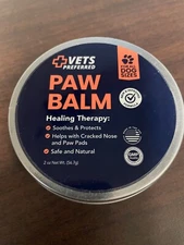2oz Vets Preferred Paw Balm Pad Protector for Dogs Paw Balm Soother Exp 11/2025