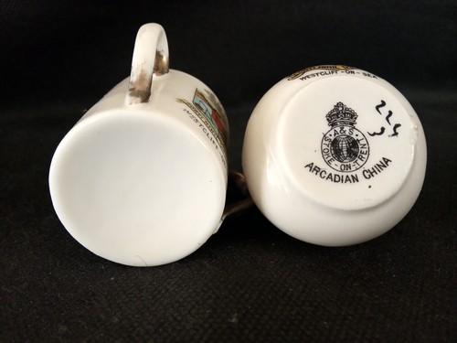 Crested China x5 all with WESTCLIFFE ON SEA Crests. - Picture 4 of 9