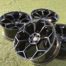 23 Lamborghini URUS RIMS OEM GENUINE 2023 PERFORMANTE WHEELS STOCK Black