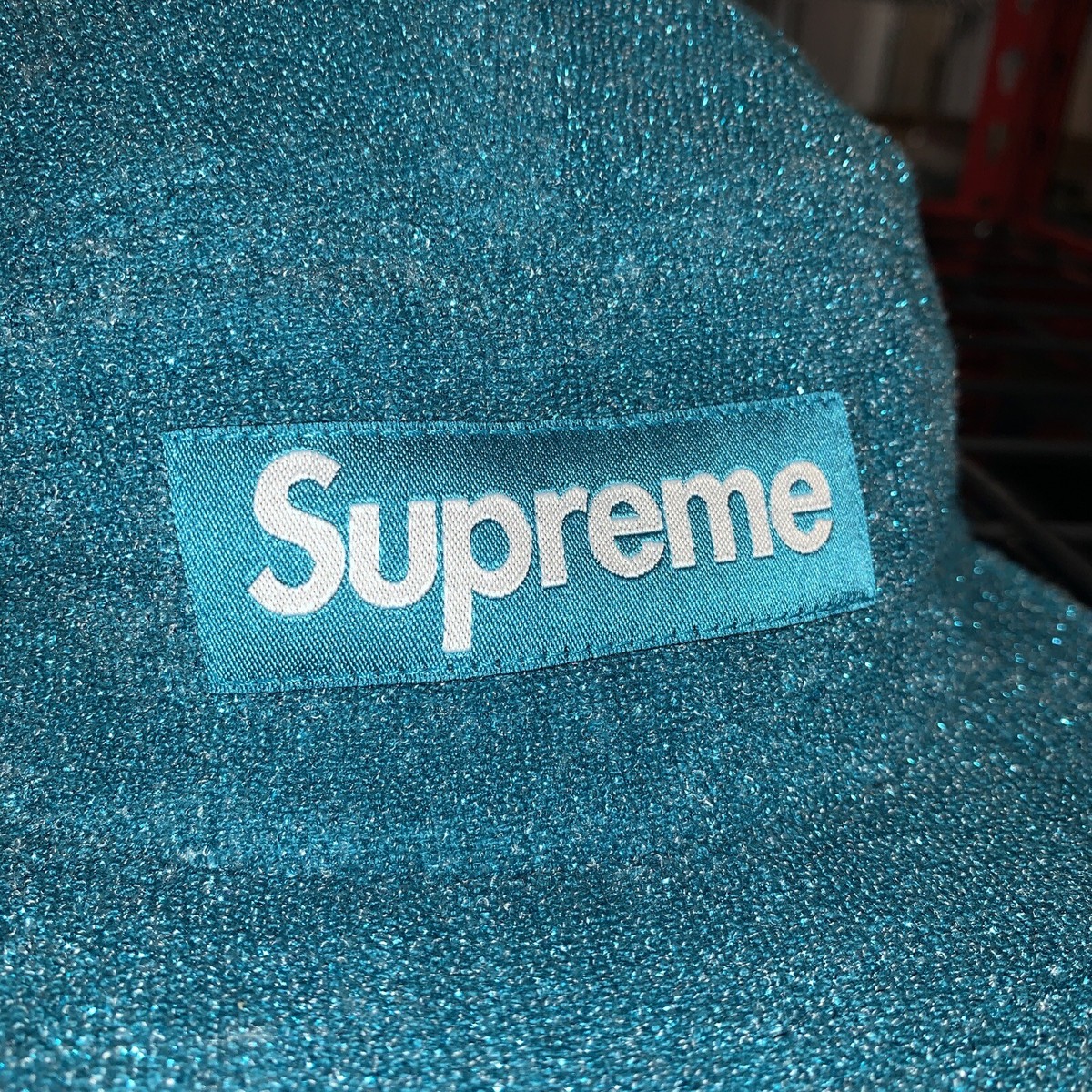 【Supreme】 Glitter Terry Camp Cap Supreme Glitter Terry Camp Cap (SS19) - $48