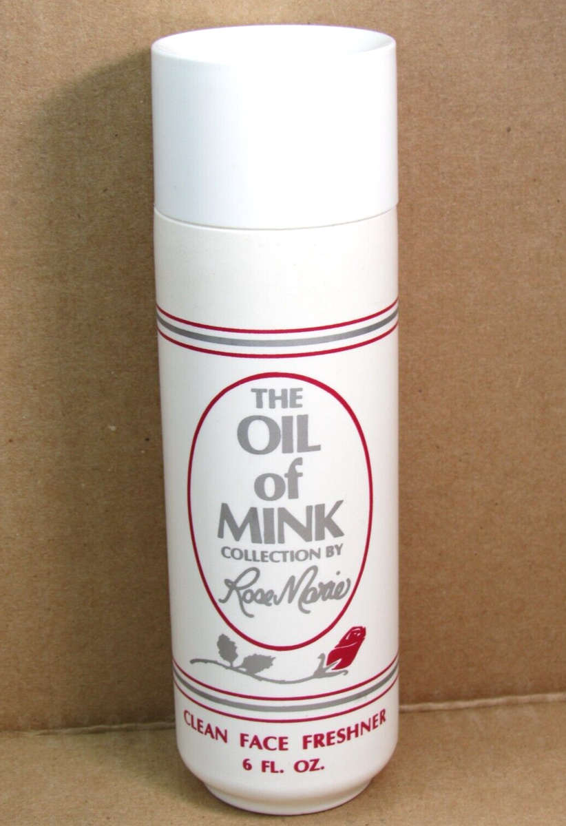 RARE Vtg Rose Marie The Oil Of Mink Collection Clean Face