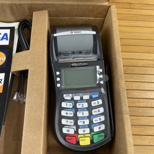Hypercom Optimum T4200 Credit Card Terminal New - Picture 2 of 15