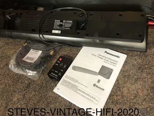 Panasonic SC-HTB18 120W Bluetooth Wireless Soundbar with subwoofer L@@K FREE P+P - Picture 18 of 19