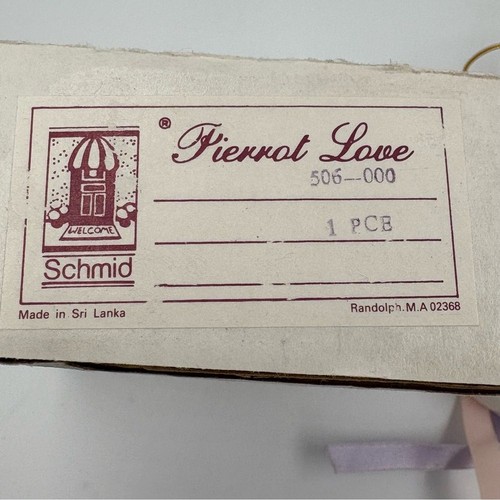 Ornamento da parete vintage Schmid Pierrot mimo ceramica giapponese anni 80 - Foto 6 di 6
