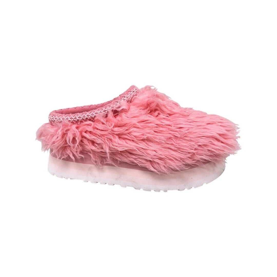 UGG Women's Fluff Momma Tasman Platform Slippers Pink Jasmine