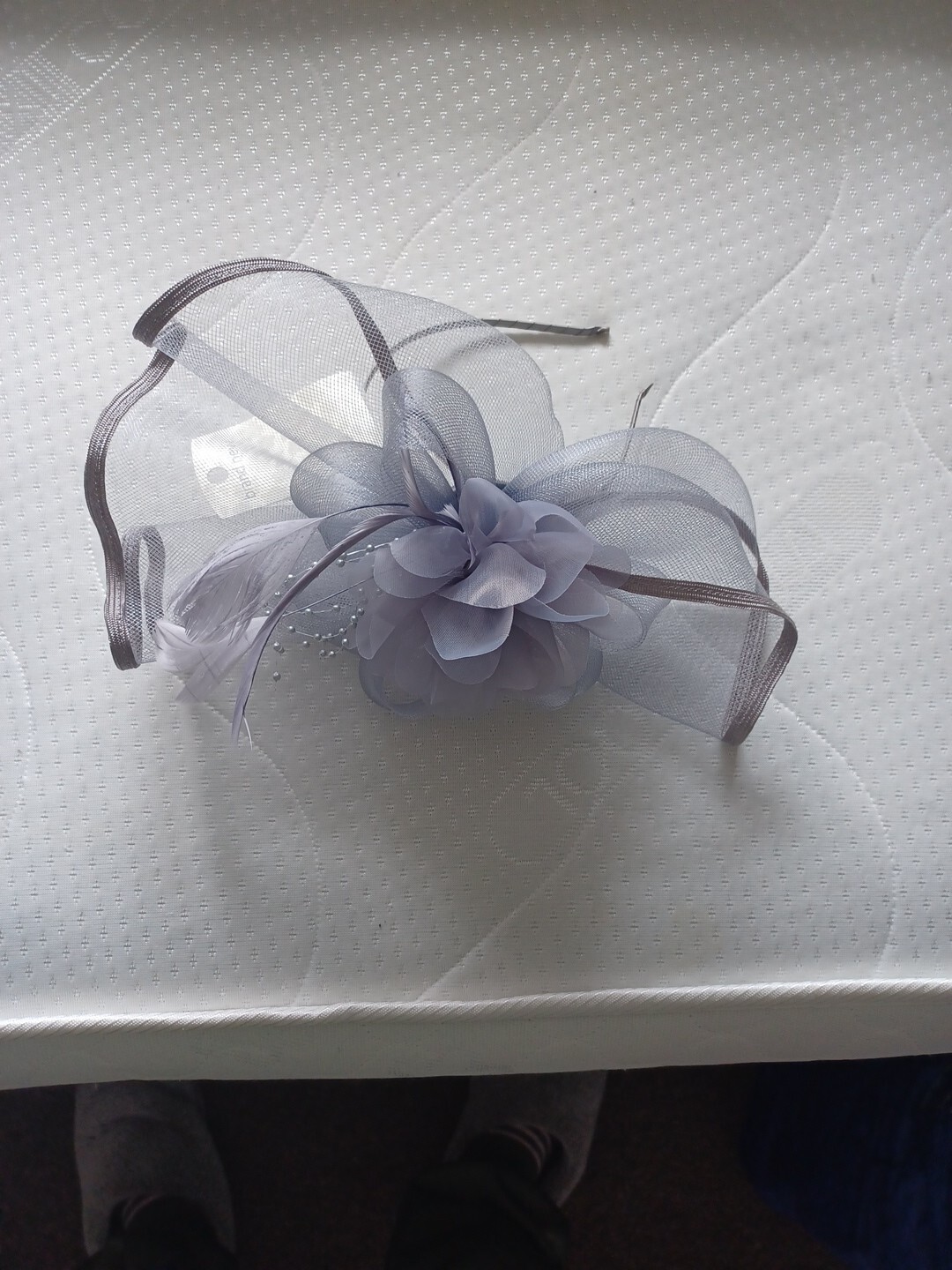 Grey Headband Fascinator eBay