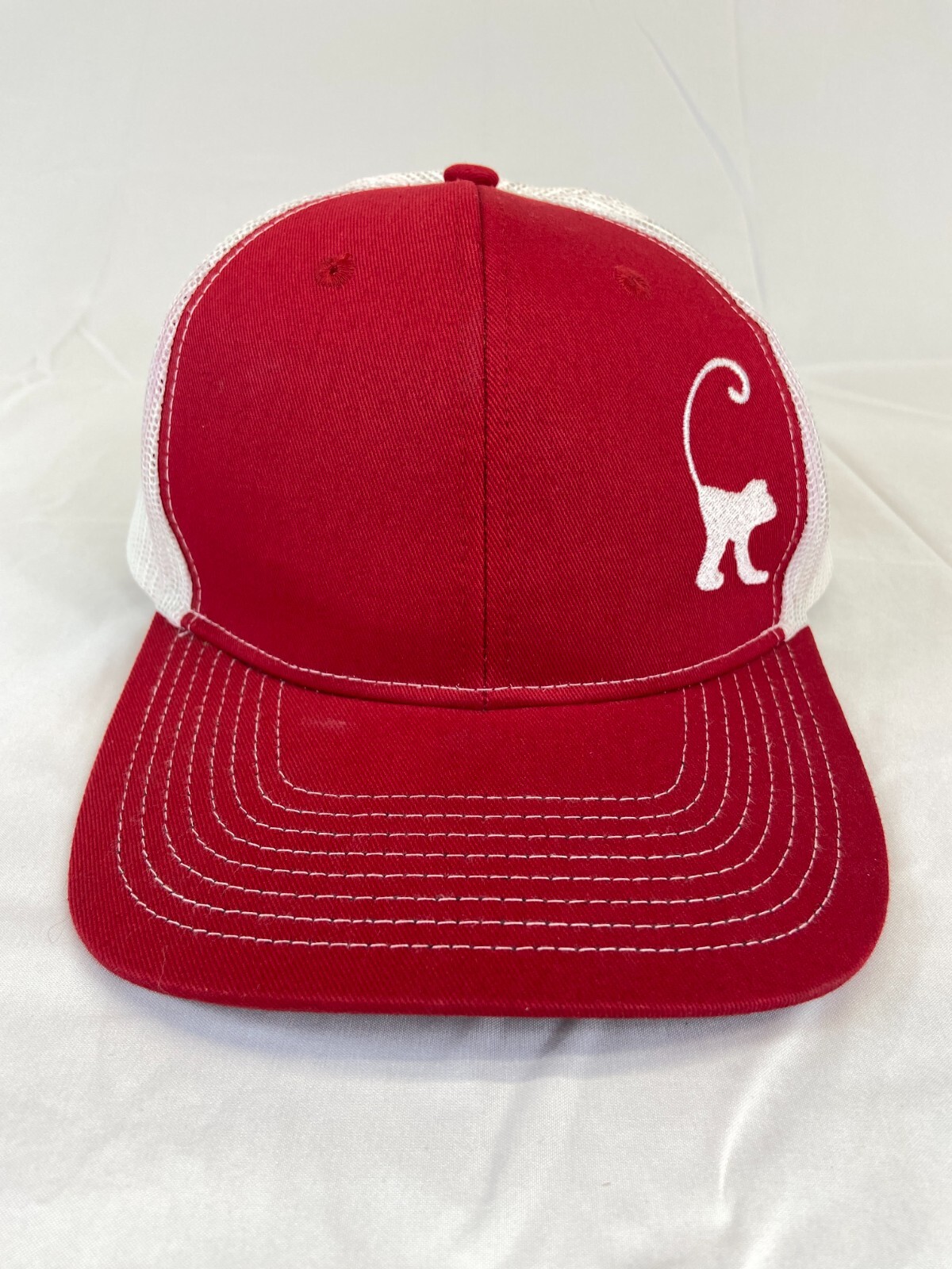 Monkey Baseball Cap Snapback Hat Mesh Back Embroi… - image 13