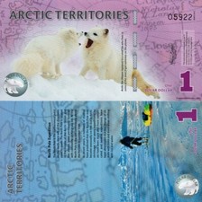 ARCTIC TERRITORIES - 1 Dollar 2012 Polymer FDS UNC
