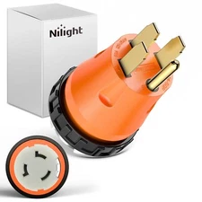 Nilight RV Power Adapter Twist Locking Connector 12 Types for RVs Generator