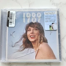TAYLOR SWIFT 1989 Taylor's Version Crystal Skies Blue Edition CD NEW With Poster