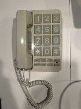 Vintage Radio Shack Big Number Phone Retro 43-804 Tested Works Clean