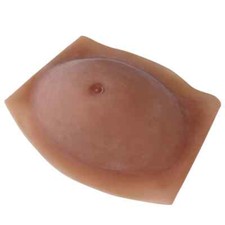 Twins Silicone Fake Pregnant Belly Show Props Oversized for Crossdressing  