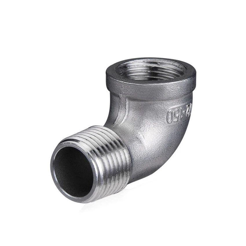 BSPT 1/8" to 2" Female to Male Thread Elbow Fittings A2 Stainless Steel Adapter - Image 4 of 4