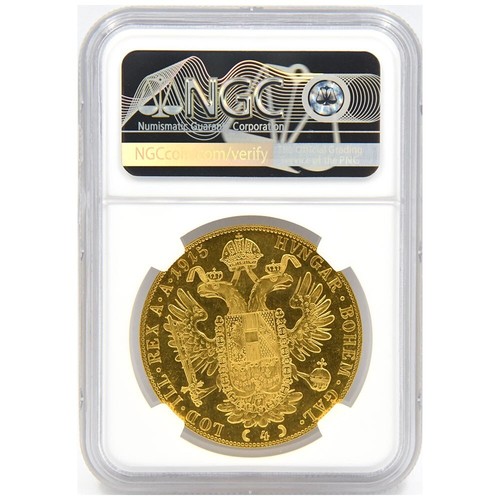 Austria 1915 Franz Joseph I 4 Ducat Gold Coin NGC MS67 5784926014 - Picture 4 of 4