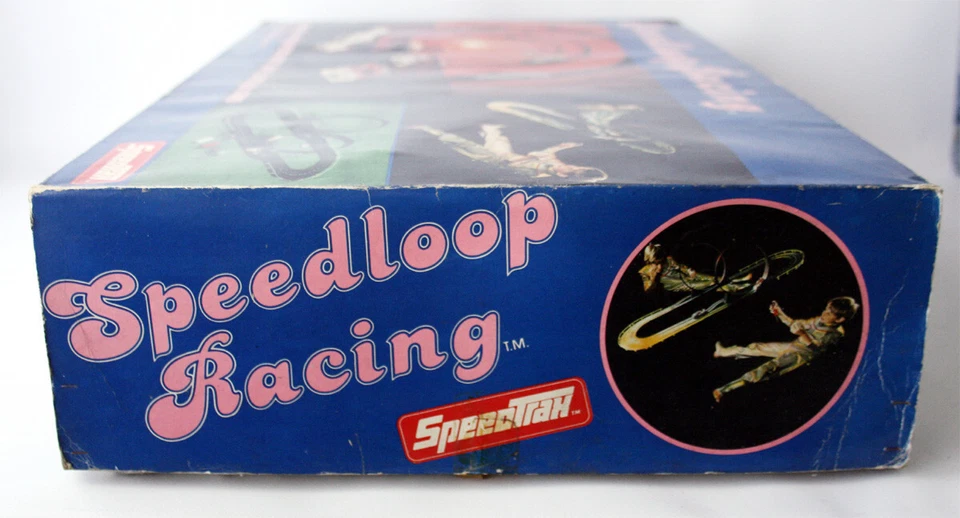 CONJUNTO DE CORRIDA VINTAGE ANOS 80 SPEEDLOOP RACING SLOT CAR SPEEDTRAX LANCIA STRATOS ARTIN! - Imagem 4 de 4
