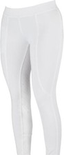 Image of Dublin Women's Riding Leggings, Cool It Gel Breeches, Riding Breeches Reg White,