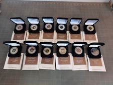 Franklin Mint Ancient Coins of Mount Olympus Complete Set Lot of 12 COA Zeus
