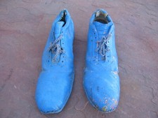VINTAGE "RARE" LEATHER CLOWN SHOES, 1930's or BEFORE