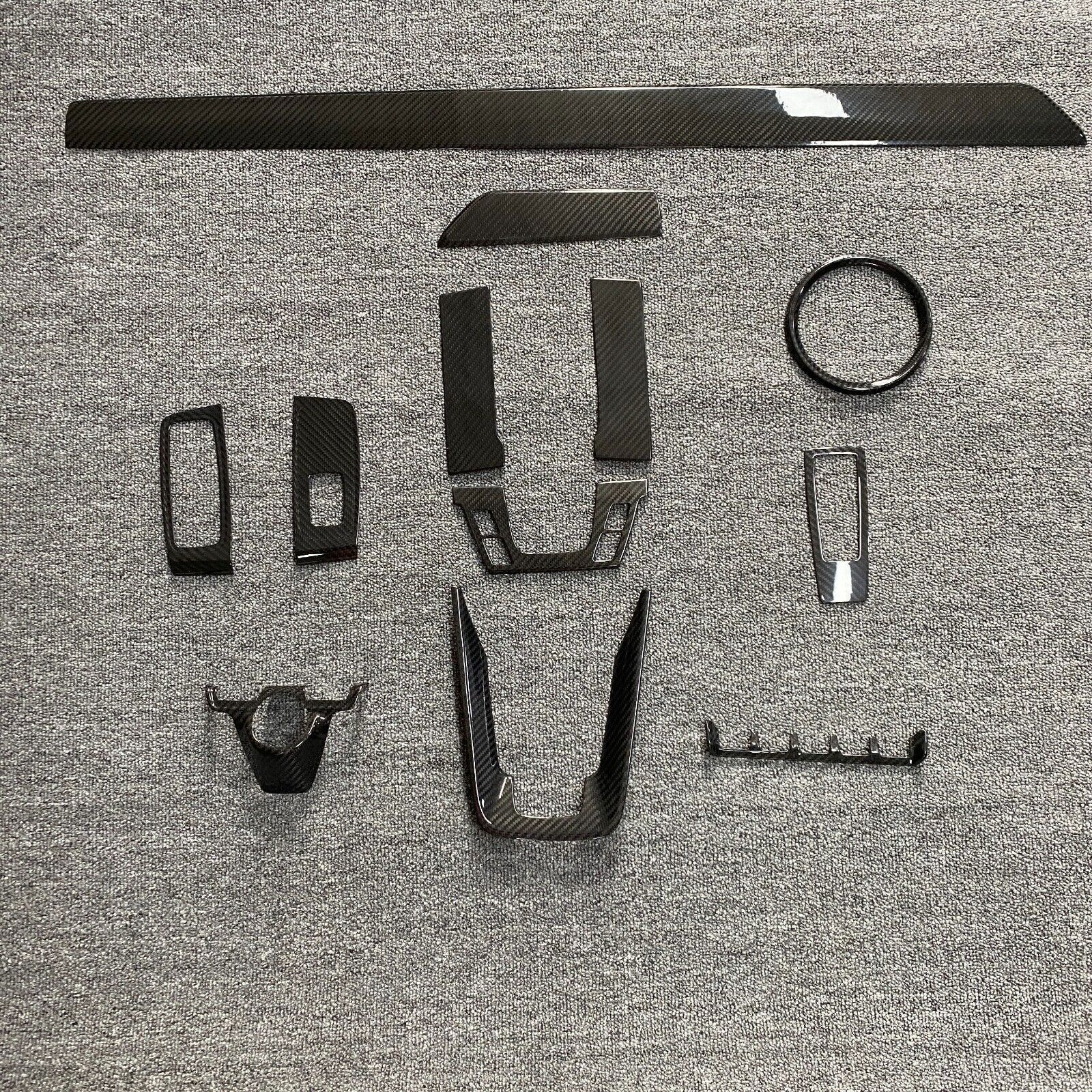 FULL CARBON FIBER Dash Interior Trim SET FOR PORSCHE  911 992 TURBO S 2019-2023