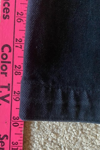 Vtg JNCO Big Pocket SKULL BLK Jeans 32x30 90s Y2K Baggy Wide Leg Skater M1918D5C - Picture 12 of 13