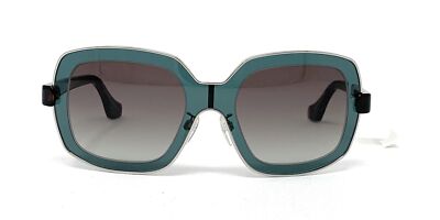 Balenciaga Women\'s Sunglasses BA0063 93-F Shiny Light Green 55mm Balenciaga BA0063-93F SUNGLASSES shiny light green Frame w  main image 4