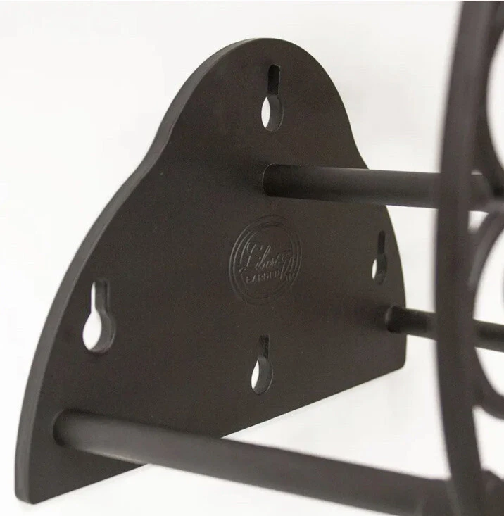 Manguera de agua de jardín de montaje en pared elegante redondo decorativo soporte para carrito guardián Foto 4 de 4