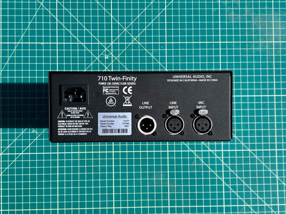 Universal Audio 710 Twin-Finity | Analog Microphone Preamp - Great